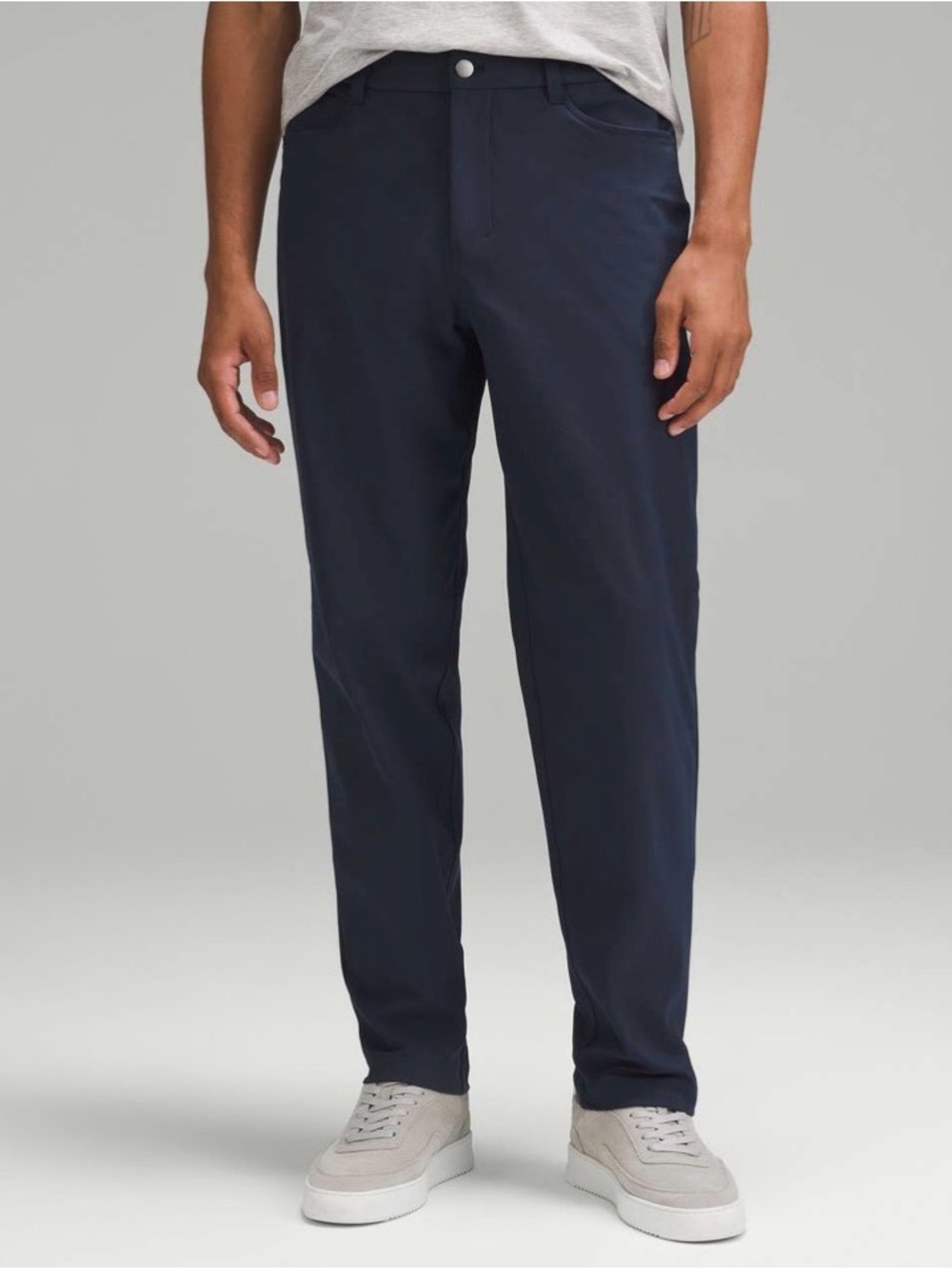 Men's Lululemon ABC Relaxed Fit Navy Performance Stretch Pants